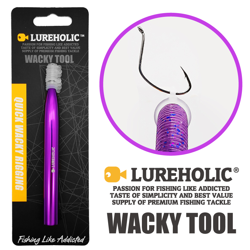 LUREHOLIC 8mm 12mm Wacky Tool  - Fishing Lure Kit 评论和价格