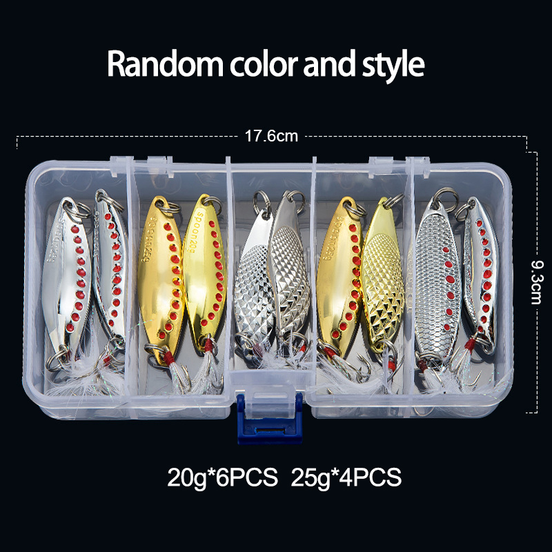 Metal Spoon Spinner Fishing Lu - Fishing Lure Spinner 评论和价格