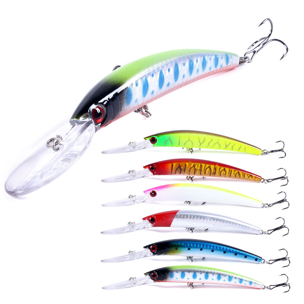 1PCS 15cm 15g  Deep Diving Jer - Fishing Lure Crankbait 评论和价格