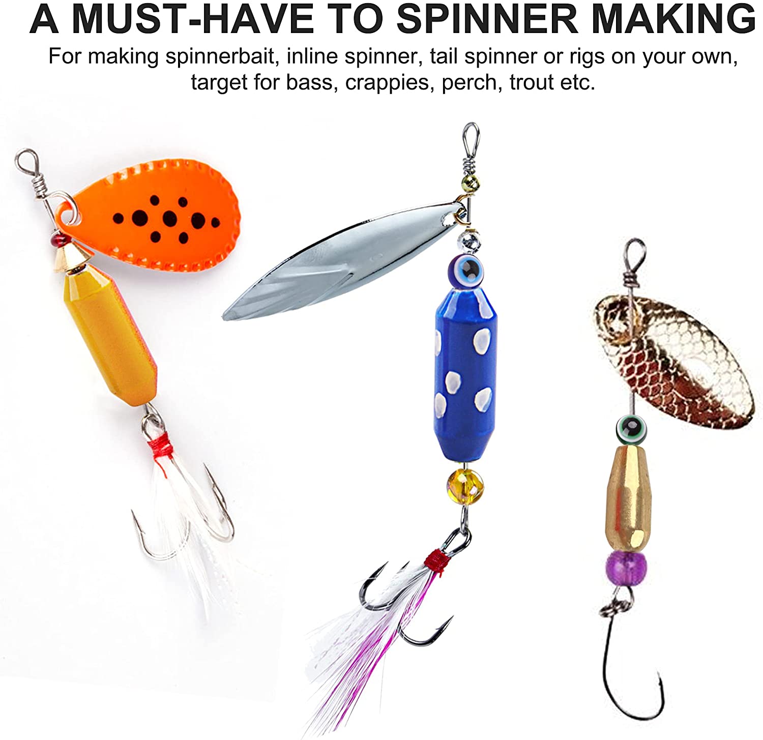 10pcs Fishing Brass Spinner Lu - Fishing Lure Spinner 评论和价格