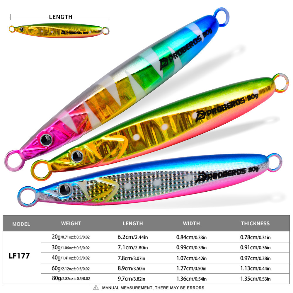 LHFSH Luminous Metal Jig Fishi - Fishing Lure Buzzbait 评论和价格