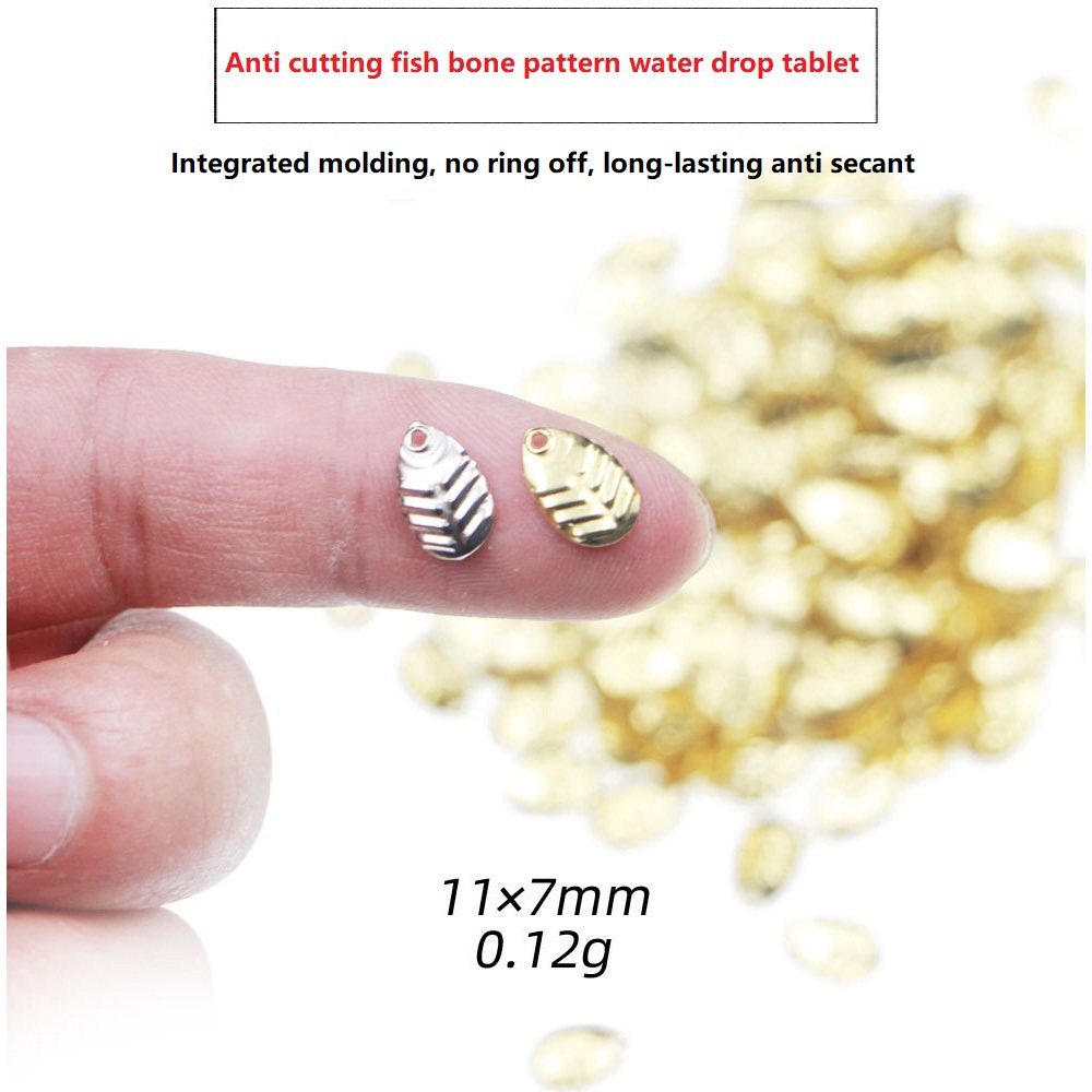 50Pcs/lot DIY Fishing Spinner  - Fishing Lure Spinner 评论和价格
