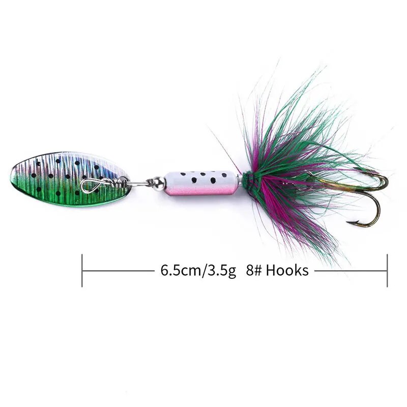 Metal VIB Lures 1PCS 3.5g Feat - Fishing Lure Spoon 评论和价格