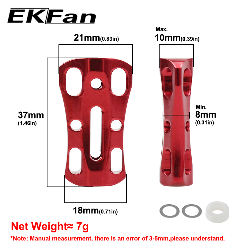 EKFan 1pc Aluminum Alloy Hollo - Fishing Lure Spinner 评论和价格