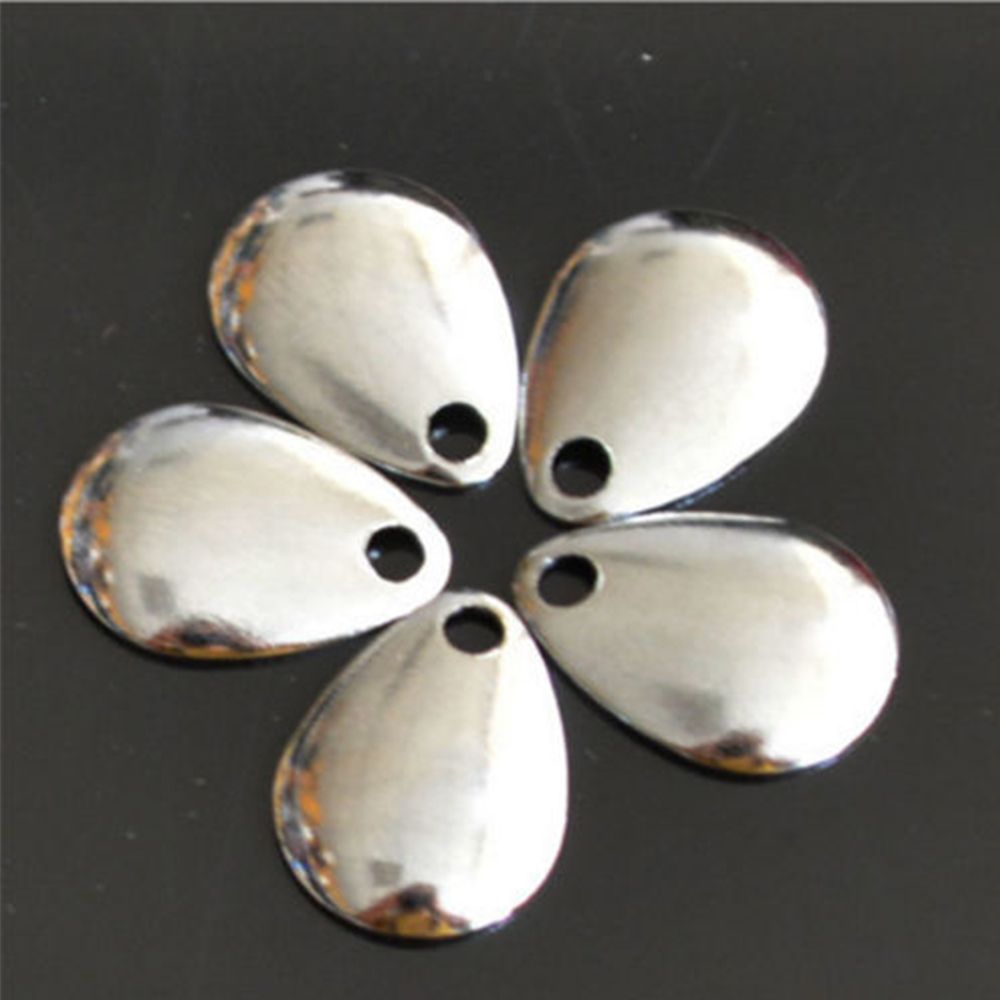 50pcs Rotate Sequin Smooth Nic - Fishing Lure Spinner 评论和价格