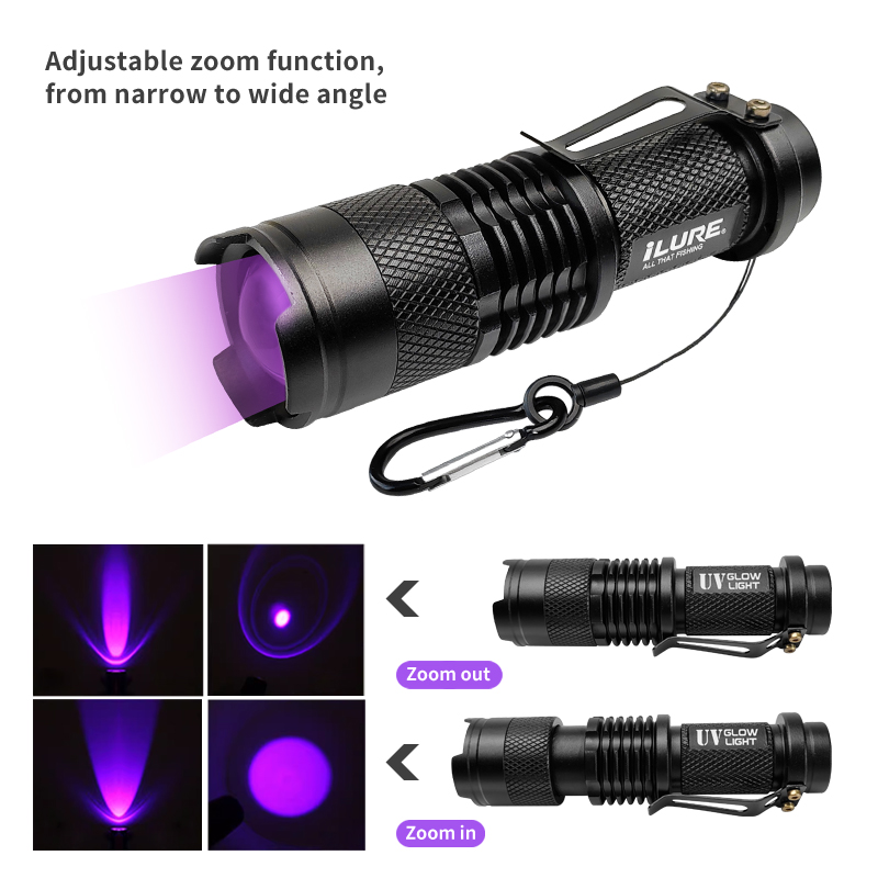Mini UV Flashlight 395nm Ultra - Fishing Lure Jig 评论和价格