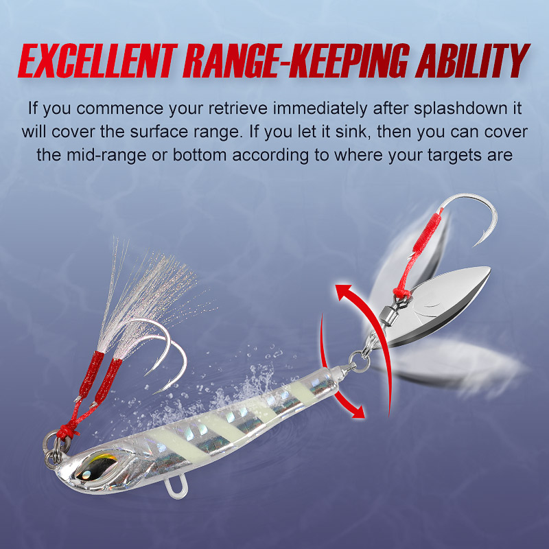 Noeby Blade Jig Lure 21g 28g 4 - Fishing Lure Blade Bait 评论和价格
