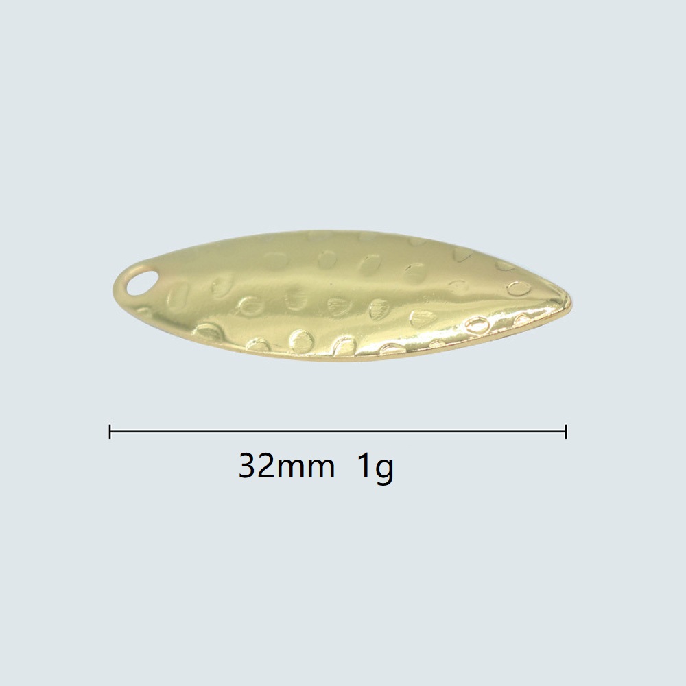 10Pcs/lot Willow Leaf Sequin P - Fishing Lure Spinner 评论和价格