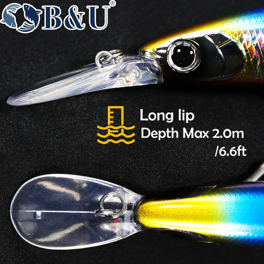 B&U 125mm Sinking Minnow Sea F - Fishing Lure Jerkbait 评论和价格