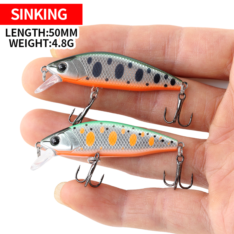 5cm4.8g Sinking Minnow Fishing - Fishing Lure Jerkbait 评论和价格